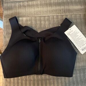 Lululemon Enlite Bra Zip Front Black 36C